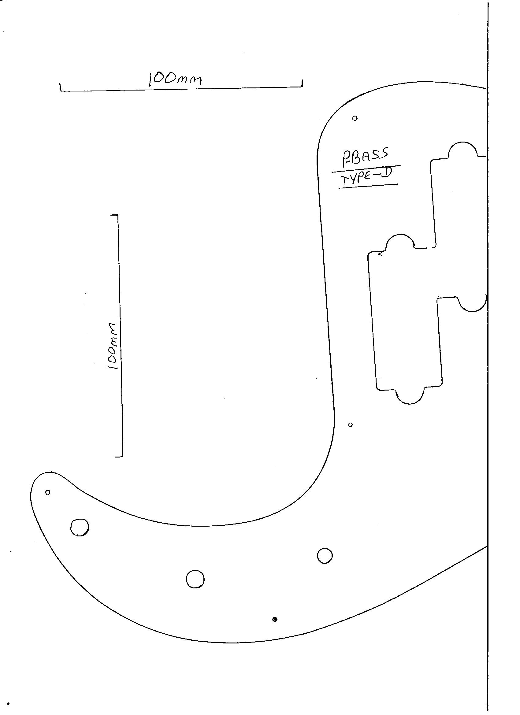 Guitar Pickguard Templates Printable