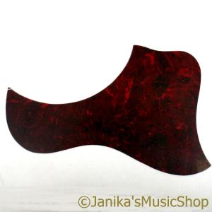 ACOUSTIC GUITAR PICK GUARD LARGE TORTOISESHELL SELF ADHESIVE LEFT HANDED