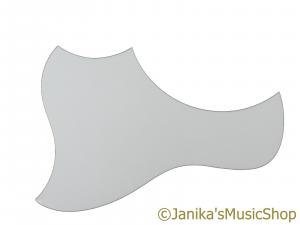 Acoustic guitar pick guard scratch plate white