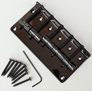 5 STRING BLACK JAZZ BASS GUITAR BRIDGE PRECISION