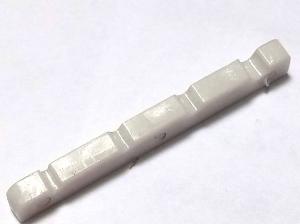 White precision bass nut