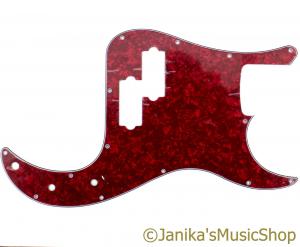 BARE PRECISION BASS GUITAR PICKGUARD RED PEARL A