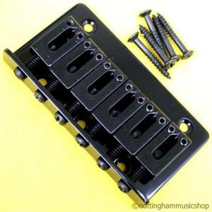 ELECTRIC GUITAR HARD TAIL BRIDGE BLACK 78MM