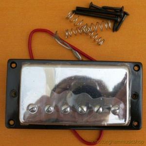 ELECTRIC GUITAR HUMBUCKER PICKUP WITH BLACK SURROUND