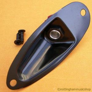 STRATOCASTER JACK SOCKET BLACK ELECTRIC GUITAR