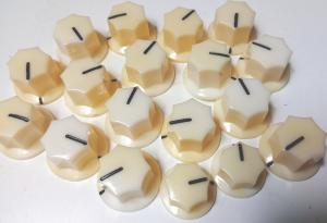 JAZZ BASS GUITAR VOLUME KNOB FADED AGED CREAM