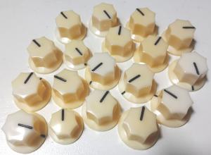 JAZZ BASS GUITAR KNOB FADED AGED CREAM