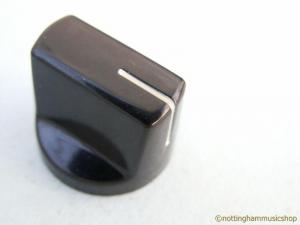 PEDAL EFFECT OR GUITAR AMPLIFIER BAR KNOB BLACK