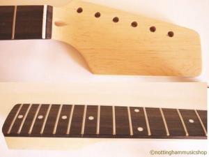 ELECTRIC GUITAR NECK WITH ROSEWOOD FRETBOARD
