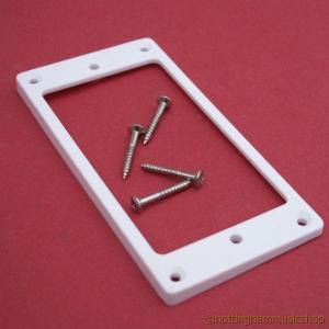 WHITE ELECTRIC GUITAR THICK NECK PICKUP SURROUND RING FLAT BASE