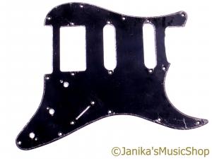 SOLID BLACK HSS STRAT PICKGUARD