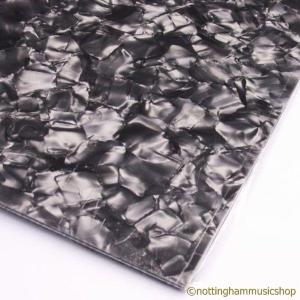 BLACK PEARLOID PICKGUARD MATERIAL PB SIZE 24x38cm