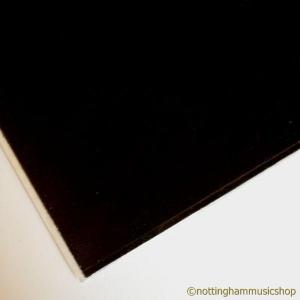 3 PLY BLACK PICKGUARD MATERIAL STRAT SIZE 24x31cm