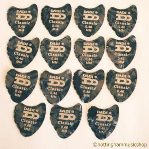 15 GREY .46 FIN PLECTRUMS