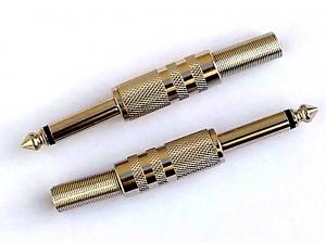 2 MONO GUITAR JACK PLUGS