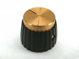 BLACK ABS 20MM DOME CONTROL POTENTIOMETER KNOB