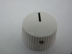 WHITE CONTROL POTENTIOMETER KNOB