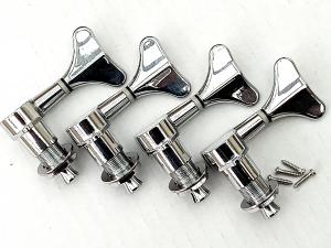 4 CHROME ENCLOSED BASS MACHINE HEADS