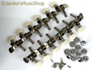 12 STRING GUITAR MACHINE HEADS CHROME SOLID