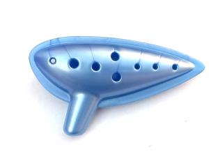 OCARINA 10 HOLE PLASTIC BLUE OCARINA