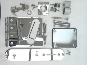 CHROME TELECASTER BODY PARTS KIT