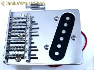 CHROME FENDER SQUIER TELECASTER TYPE BRIDGE 6 AND PICKUP