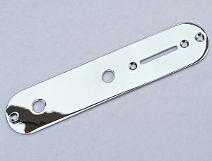 CHROME TELECASTER SWITCH PLATE FENDER SQUIER STYLE BARE CONTROL PANEL