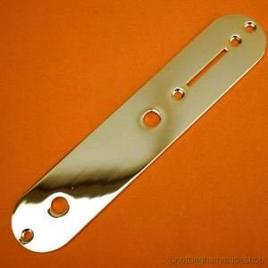 GOLD TELECASTER SWITCH PLATE FENDER SQUIER STYLE BARE CONTROL PANEL