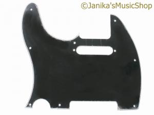 BLACK 3 PLY TELECASTER STYLE SCRATCHPLATE PICKGUARD BWB  LEFT HANDED