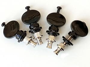 4 BLACK UKULELE TUNING PEGS FRICTION