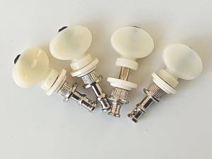4 WHITE UKULELE TUNING PEGS FRICTION