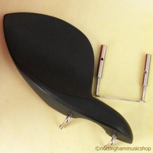 BLACK WOOD VIOLIN CHINREST 3/4